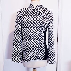 Stylish Black and White Women's Jacket
